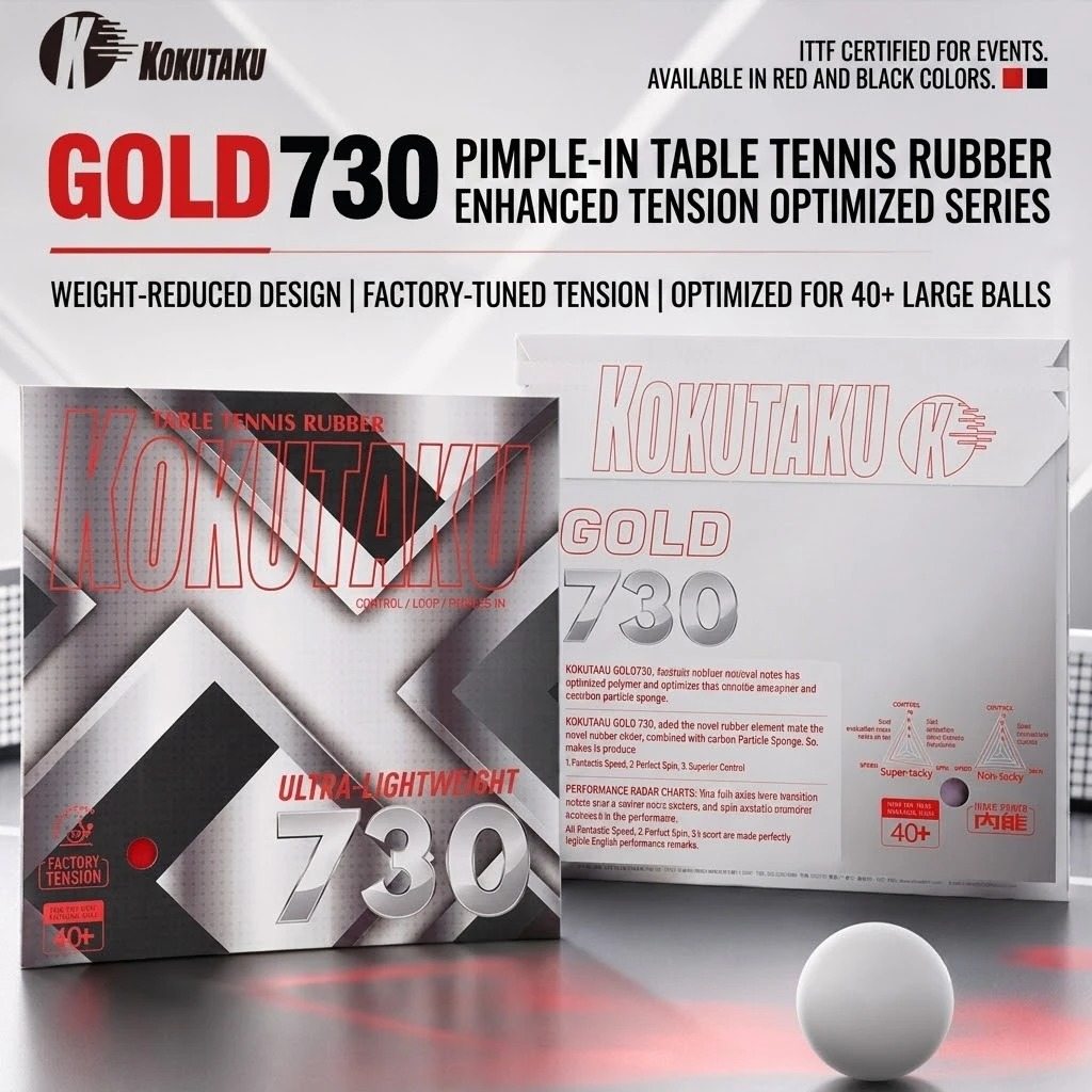 Board Game Table - Karet Raket Tenis Meja Kokutaku Gold