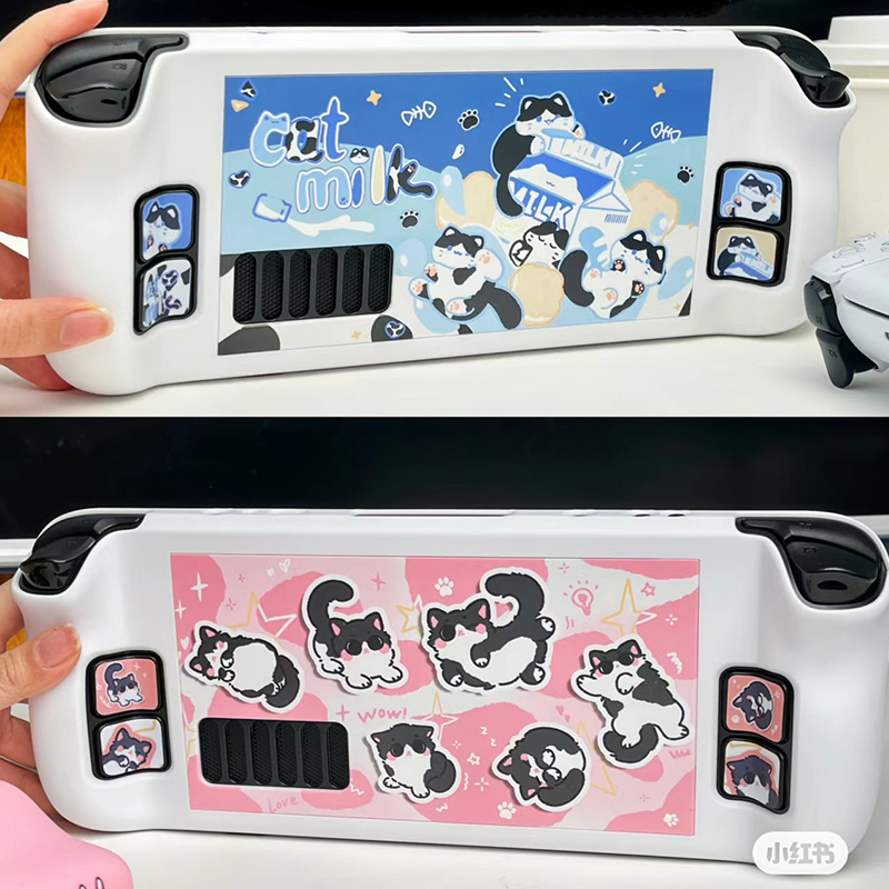 Board Game Steam - Casing pelindung kartun susu kucing, untuk