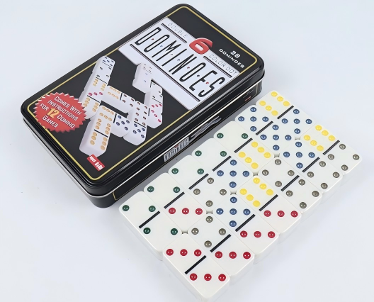 Board Game Dots - Set Domino Double Six EleganMahj untuk