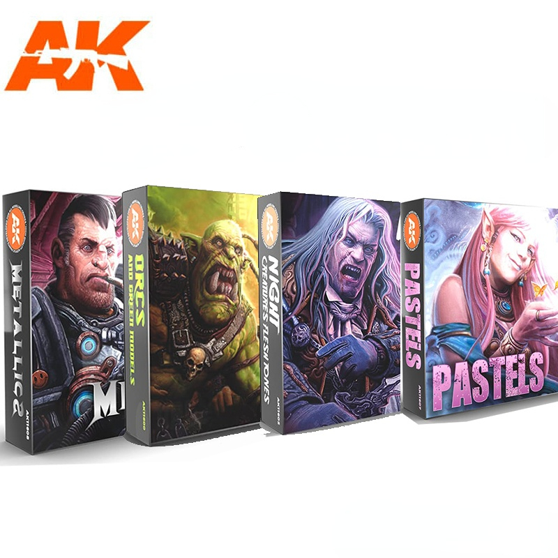 Miniature Painting Set - Set Cat Warna Akrilik Generasi Ke-3