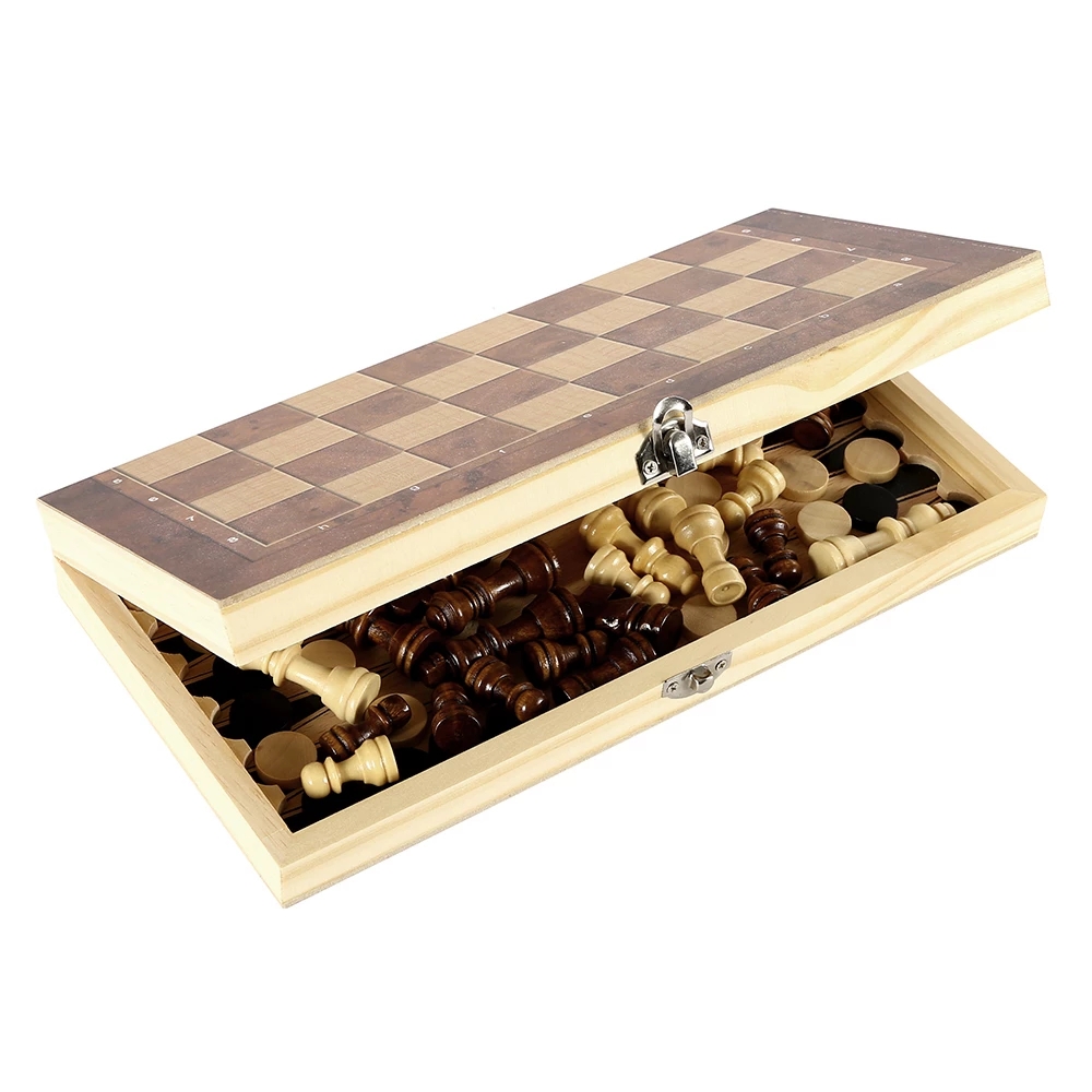 Papan catur 3 in 1, papan perm - Board Game Quacks ulasan dan harga