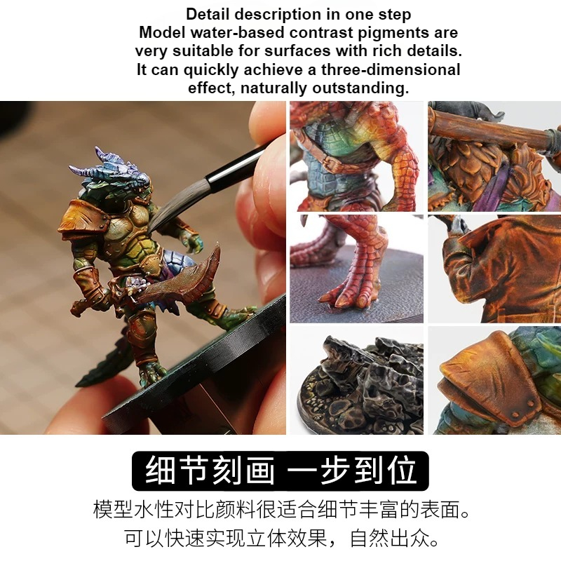 Model Pigmen Perbandingan Berb - Miniature Painting Set ulasan dan harga