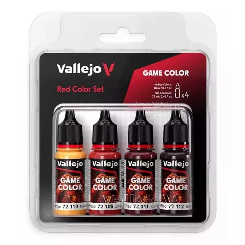 18m/botol 4 warna/set lingkung - Miniature Painting Set ulasan dan harga